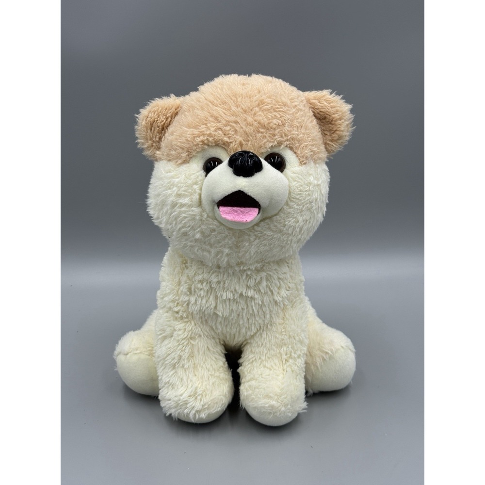 Pomeranian Puppy Dog Sitting Plush 12" Stuffed Animal Nanco